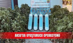 Aksu'da uyuşturucu operasyonu