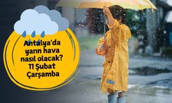 Antalya'da yağmur şehri terk etmiyor: 11 Şubat Çarşamba Antalya hava durumu