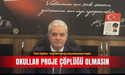 Türk Eğitim-Sen’den proje dayatmasına tepki: Okullar proje çöplüğü olmasın
