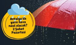 Antalya'da pazartesi sendromuna 'sağanak' eklendi! 2 Şubat Antalya hava durumu