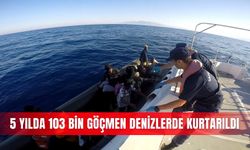 5 yılda 103 bin göçmen denizlerde kurtarıldı