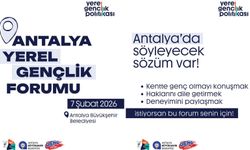 Antalya Yerel Gençlik Forumu düzenleniyor