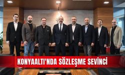 Konyaaltı'nda sözleşme sevinci