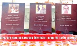 Kepez'den hayatını kaybeden üniversiteli gençlere taziye lokması