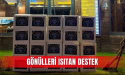 Gönülleri ısıtan destek