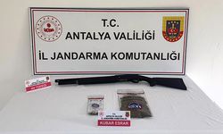 Serik jandarması esrar ele geçirdi