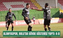 Alanyaspor, Bolu’da gövde gösterisi yaptı: 4-0