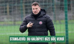 Stanojevic: Bu galibiyet bize güç verdi