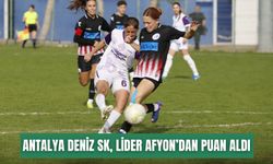 Antalya Deniz SK, lider Afyon’dan puan aldı