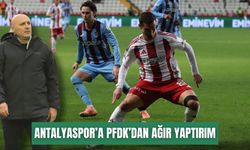 Antalyaspor’a PFDK şoku: Sami Uğurlu’ya 4 maç ceza!
