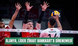 Alanya Belediyespor, lider Ziraat Bankkart’a direnemedi: 1-3