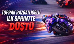 Antalya’nın gururu Toprak Razgatlıoğlu ilk sprintte düştü