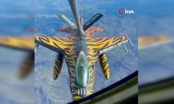 NATO, Türk F-16'sının Romanya hava sahasında yakıt ikmali yaptığı anları paylaştı