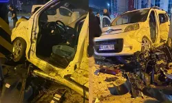 Erzurum'da feci kaza