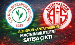 Rizespor-Antalyaspor maçının biletleri satışa çıktı