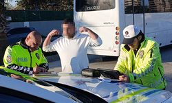 Manavgat'ta sürücü üçüncü kez alkollü yakalandı