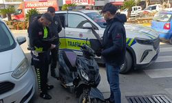 Motosikletini devirdi, 48 bin ceza yedi