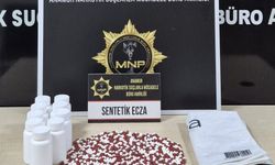 Mersin'de 489 adet sentetik hapla yakalandı