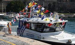 Şehit Veysel Özkayacan'ın adı verilen karakol botu mavi vatanda göreve başladı