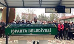 Isparta'da öldürülen polis memuru son yolculuğuna uğurlandı