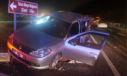 Gazipaşa'da iki otomobil çarpıştı