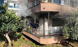 Serik'te korkutan ev yangını