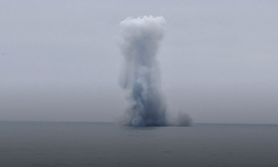 Ordu’da kıyıya vuran insansız deniz aracı imha edildi