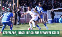 Kepezspor, İnegölspor ile golsüz berabere kaldı