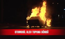 Otomobil alev topuna döndü