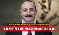 Kotan, Bileydi Parkı ile ilgili iddialara yanıt verdi: Sadece tek katlı bir  kafeterya yapılacak