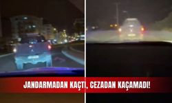Jandarmadan kaçtı, cezadan kaçamadı!