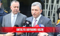 Antalya bayrama hazır