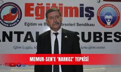 Memur-Sen’e ‘narkoz’ tepkisi