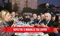 Kepez'de 5 mahalle tek sofra