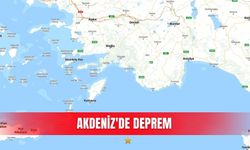 Akdeniz'de deprem