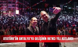 Atatürk'ün Antalya'ya gelişinin 96'ncı yılı kutlandı