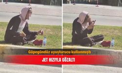 Güpegündüz uyuşturucu kullanmıştı...Jet hızıyla gözaltı