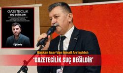 Başkan Acar’dan İsmail Arı tepkisi: ‘Gazetecilik suç değildir’