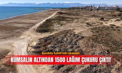 Kumköy Sahili’nde skandal: Kumsalın altından 1500 lağım çukuru çıktı!