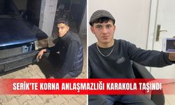 Serik'te korna anlaşmazlığı karakola taşındı