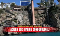 Kent Konseyi’nden kritik ‘falez’ uyarısı; Acilen eski haline döndürülmeli
