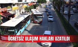 Ücretsiz ulaşım hakları uzatıldı