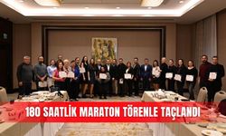 180 saatlik maraton törenle taçlandı