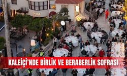 Kaleiçi’nde birlik ve beraberlik sofrası