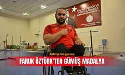 Antalya'nın gururu: Faruk Öztürk’ten gümüş madalya
