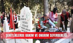 Şehitliklerde bakım ve onarım seferberliği