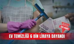 Ev temizliği 6 bin liraya dayandı