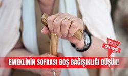 Emeklinin sofrası boş bağışıklığı düşük!