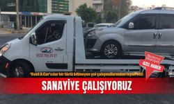 ‘Rent A Car’cılar bir türlü bitmeyen yol çalışmalarından isyan etti: Sanayiye çalışıyoruz