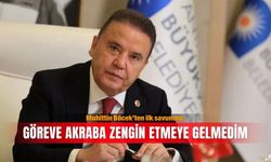 Muhittin Böcek’ten ilk savunma: Göreve akraba zengin etmeye gelmedim